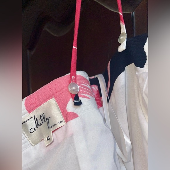 Milly of New York strapless/spaghetti strap orchid print sundress - Picture 3 of 5